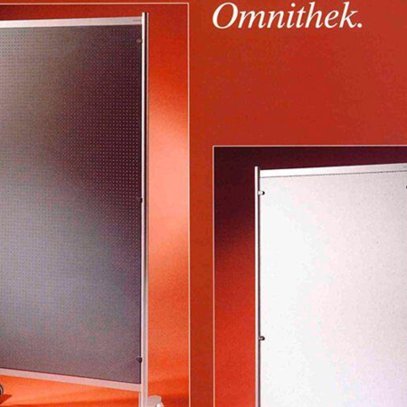 Stellwände mit Lochblechfüllung