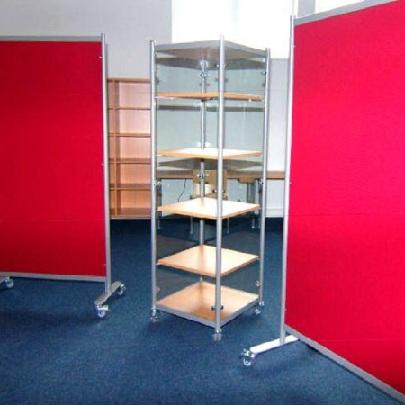 Stellwände auf Rollen